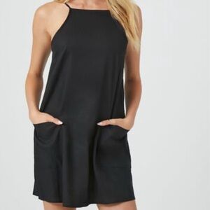 Forever 21, Linen-Blend Cami Mini Dress, Size Small